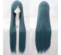 Wig for Halloween Fashion Christmas Party Dress Up Wig Cosplay Wig Universal 100Cm Color Long Straight Hair Cos Anime High Temperature Wire 099 Color:Rose Net 060 [1 Meter]