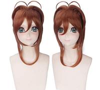 Wig for Halloween Fashion Christmas Party Dress Up Wig Moka Girl Kikomoto Sakura Variety Sakura Brown Wig Short Hair Cos238-1