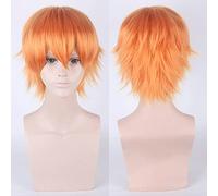 Wig for Increase Hair Volume After Chemotherapy 30 cm Universal Cos Wig, Anti-Curling Face, Short Hair, Multi-Colour Optional Hairy Style Colour: 002-44