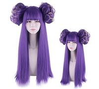Wig for Increase Hair Volume After Chemotherapy Cos Wig Fate/Grand Order Nito Kris Kimono Edition Purple Hair Bag