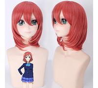 Wig for Increase Hair Volume After Chemotherapy Cos Wig Love Live! Nishikino Maki Watermelon Red Face Anime Wig 360