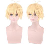 Wig for Increase Hair Volume After Chemotherapy Love And Producer Mobile Game Zhou Qi Luo Milk Golden Reverse Curled Short Hair Cosplay Wig