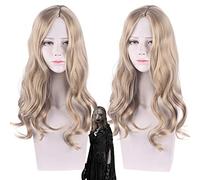 Wig for Increase Hair Volume After Chemotherapy Resident Evil 8 Village Bela/Bella Brown Medium-Length And Slightly Curly Hair Cos Wig