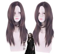 Wig for Increase Hair Volume After Chemotherapy Resident Evil 8-Village Cassandra Cassandra-Maroon Medium Long Cos Wig