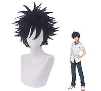 Wig for Increase Hair Volume After Chemotherapy Tubi/Kamijo Toma Black Soaring Explosion Head Cos Wig