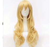 Wig for Increase Hair Volume After Chemotherapy Wig April Is Your Lie Kaoru Miyazono Golden Curly Hair Cosplay Wig