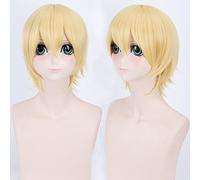 Wig for Increase Hair Volume After Chemotherapy Yang Yan Project Muyin Tuan Shuya Luye Golden Reverse Curled Short Hair Cos Wig