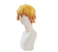 Wig For kimetsu no yaiba Nezuko Tanjirou Agatsuma Zenitsu Tomioka Giyuu Inosuke Cosplay Wigs Earrings Mask OneSize C