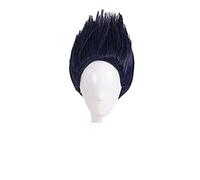 Wig For Kisame Hoshigaki Cosplay Wig Short Dark Blue Heat Resistant Synthetic Hair Wig + Wig Cap + Headband OnlyWig