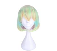 Wig for Land of the Lustrous Diamond Wig Cosplay Costume Houseki no Kuni Women Short Synthetic Hair +Wig Cap Land of the Lustrous as the picture