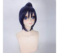 Wig for Matching Clothes Dressing Up Masquerade Cos Wig Dry Things Sister Xiao Buried This Field Cut Drawing Can Be Modelled Split Anime Wig 444