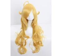 Wig for Matching Clothes Dressing Up Masquerade Cos Wig Home Rwby.Yang Xiao Long Yellow Anime Wig 004