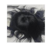 Wig for men Straight Mono Lace Human Hair Toupee Men Durable Mono Lace Men's Wig Hair Piece Capillary Prosthesis color Male Hair Replacement Systems,One Color-8x10