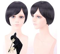 Wig for My Name is Sakamoto. My best dick is in Shimosakamoto, so what is it for a black cos wig with a closed face