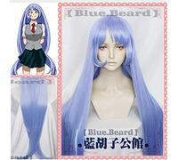 Wig for Nejire Hadou Cosplay Wig Boku no Hero Academia 3rd Season 110cm Long Straight Anime Synthetic Hair 3 + Wig Cap as the picture