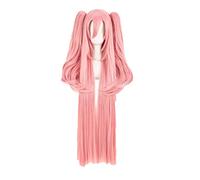 Wig For Owari no Seraph Of The End Krul Tepes Cosplay Wigs 100CM Long Straight Clip Ponytail Heat Resistant Synthetic Hair Wig + Wig Cap wig