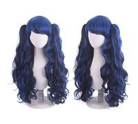 Wig for Perfect for everyday parties Cosplay Anime Wig Lolita Cute Lolita Loli Double Ponytail Mouth Clip Long Curly Hair Fake Hair Color:Yn477