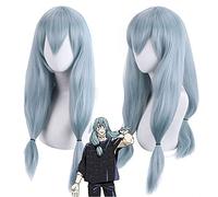 Wig for Perfect for everyday parties Cosplay Wig Curse Back To The Real Lake Blue Thickened Ponytail Anime Wig
