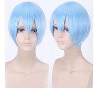 Wig for Perfect for everyday parties Cosplay Wig Multicolor Universal Face Short Hair Msn Black And White Short Hair Bobo Headgear Wig Color:K047-21