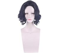 Wig for Perfect for everyday parties Resident Evil 8: Village-Mrs. Dimitrescu Black Short Curly Hair Cos Wig Cosplay Anime Wig Coser
