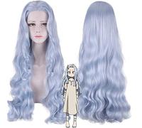 Wig for Perfect for everyday parties Season 4 Bad Treatment Gray Blue Long Curly Cos Wig