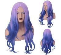 Wig for Perfect for Everyday Parties Wig Headgear Beauty Ladies High Temperature Silk Hair Cover Long Curly Hair Mid-Point Dyeing