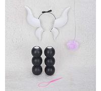 Wig for Props Matching Performance Modeling Accessories Dragon Maid Girl Shaking Dragon Conna Creative Cos Headdress Dragon Horn Hair Accessories Tail