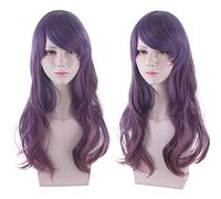 Wig for Props Matching Performance Modeling Anime Cosplay Wig Harajuku Style Lolita Purple Gradient Long Curly Hair Mori Female Wig