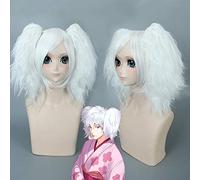 Wig for Props Matching Performance Modeling Cos Wig Gintama Sakata Gintoki Small Paper/Black Contractor Silver/Silver Toki