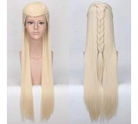 Wig for Props Matching Performance Modeling Cos Wig King Game Glory Houyi Elf King Hobbit Thrandil Pale Golden Beauty Tip