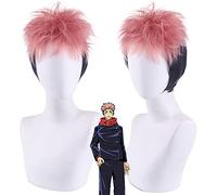 Wig for Props Matching Performance Modeling Cosplay Anime Wig Curse Back To Fight Polygonum Cuspidatum Yoren Pink Orange Reverse Warp