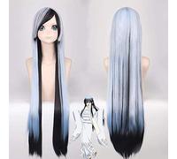 Wig for Props Matching Performance Modeling Cosplay Wig 100 cm Anime Wig Slippery Ghost Grandson Snow Girl Anime Wig 011
