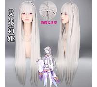 Wig for Props Matching Performance Modeling From Zero To Life In Another World Heroine Emilia Cos Anime Wig