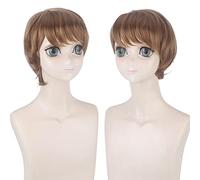 Wig for Props Matching Performance Modeling Frozen 2 Frozen 2 Christoph Mixed Brown Short Hair Cos Anime Wig