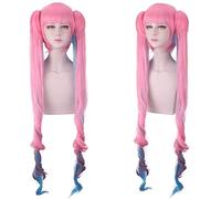 Wig for Props Matching Performance Modeling King Game Glory Angela Cos Wig Mind Hacker Girl Hacker Tiger Clip