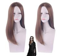 Wig for Props Matching Performance Modeling Resident Evil 8 Daniela Daniela Brown Mid-Length Hair Cos Wig