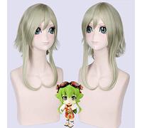 Wig for Props Matching Performance Modeling Vocaloid Little Red Riding Hood Camellia Cos Matcha Green Anime Wig 005