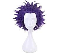 Wig for Shinsou Hitoshi Shinso Purple Short Wig Cosplay Costume Boku no Hero Academia Heat Resistant Hair Men Wig
