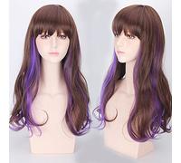 Wig for Soft sister daily air bangs lolita grandma gray gradient cos wig pear flower head color: PL-519