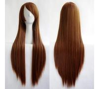 Wig for Umi Sonoda Ruka Jabami Yumeko 80cm Black White Red Purple Pink 19 Colors Straight Long Wigs Synthetic Cosplay Hair Wig + Wig Cap NO.19