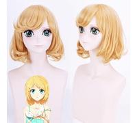 Wig for Vocaloid Kagamine Len Rin Cosplay Wig Heat Resistent Synthetic Hair Cos Wigs +Wig Cap Vocaloid as the picture