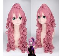 Wig for Vocaloid Patrol RUKA Smoke Pink High Temperature Silk Anime Wig Patrol Cos