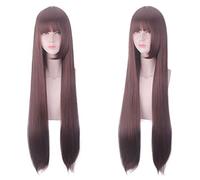 Wig for Wedding Shooting Runway Catwalk Interview Azur Lane Huang Chicheng Cosplay Wig 100 cm Straight Hair