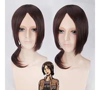 Wig for Wedding Shooting Runway Catwalk Interview Cos Wig Attacking Giant Ymir Brown Long Bangs Centered Anime Wig 209