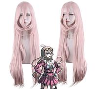 Wig for Wedding Shooting Runway Catwalk Interview Danganronpo V3 Into The Beautiful Rabbit Tender Pink Long Straight Hair Cosplay Wig
