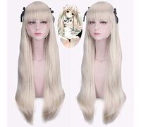 Wig for Wedding Shooting Runway Catwalk Interview Edge Of The Sky Kasugano Dome Sister Milk Golden Hairy Straight Hair Cosplay Wig