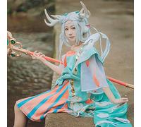 Wig for Wedding Shooting Runway Catwalk Interview King Anime Glory Yao Cos Silver White Wig Pesticide Meets God Deer Yao Cos Wig
