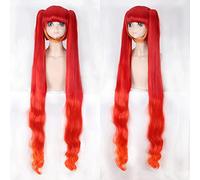 Wig for Wedding Shooting Runway Catwalk Interview Kings Game Glory Angela Cos Wig Dark Night Loli 120 cm Split
