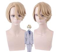 Wig for Wedding Shooting Runway Catwalk Interview Merchant Richard's Mystery Identification Cos Wig Richard Linen Gold Micro Roll