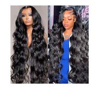 Wig for Women 100% Human Hair Body Wave Wig 4x4 13x4 13x6 Wigs For Women Hair Pre Plucked 5x5 Glueless Wig 360 Lace Frontal Human Hair Wig Natural Hair Wig(13x6 HD lace wig,34inches)